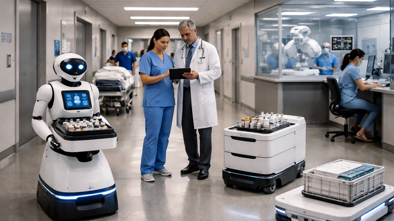 How Autonomous Robots Are Transforming Hospital Operations